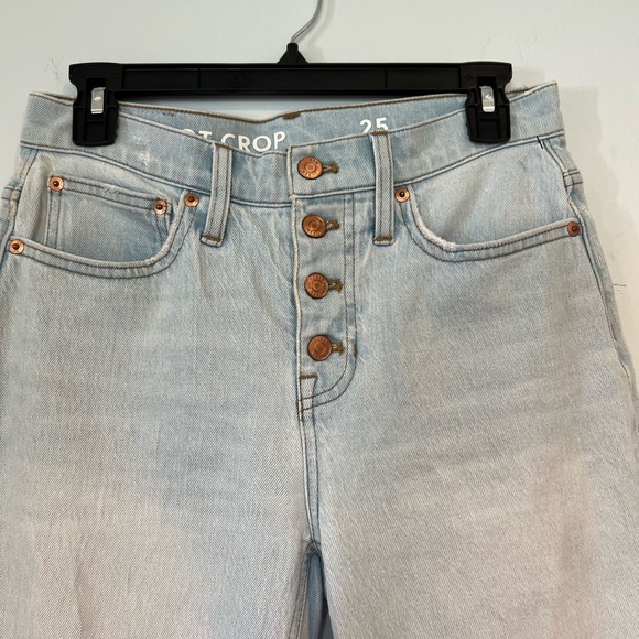 J.Crew Demi Boot Crop Frayed Raw Hem Light Wash jeans - Picture 16 of 16